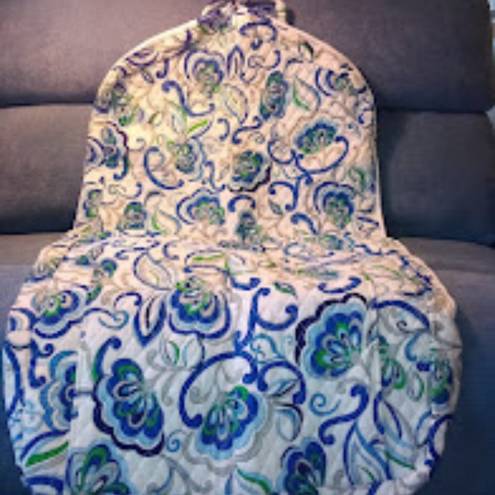 NWT Vera Bradley Garment Bag Mediterranean White